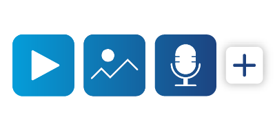 Videos, images, and podcasts