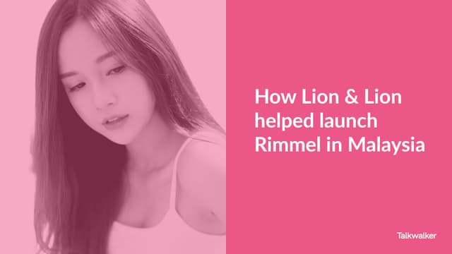 Featured image for Changing the Face of Malaysian Makeup - How Lion & Lion Helped Launch Rimmel
