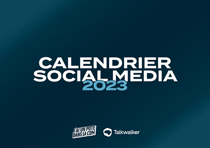 Featured image for Calendrier Social Media '23