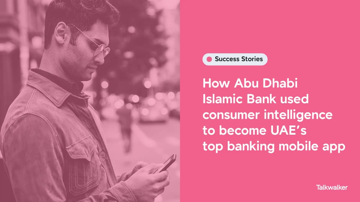 Featured image for How Abu Dhabi Islamic Bank (ADIB) used consumer intelligence to become UAE’s top banking mobile app