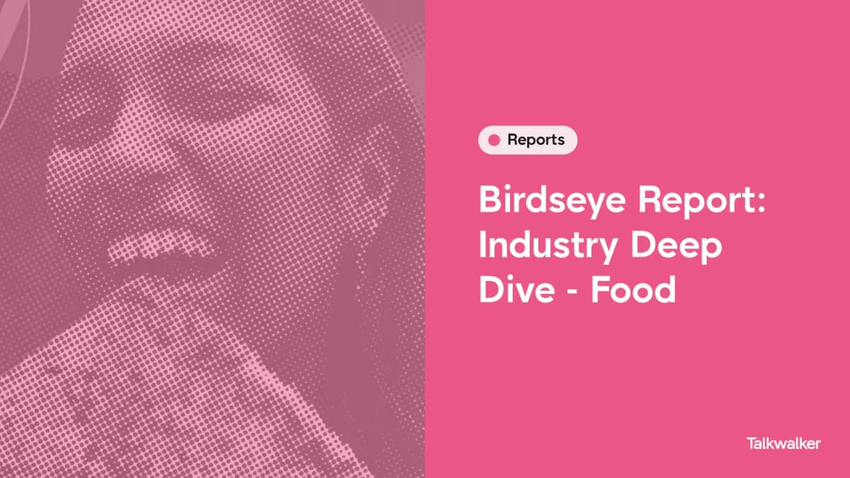 Featured image for Birdseye Report: Industry deep dive - Food