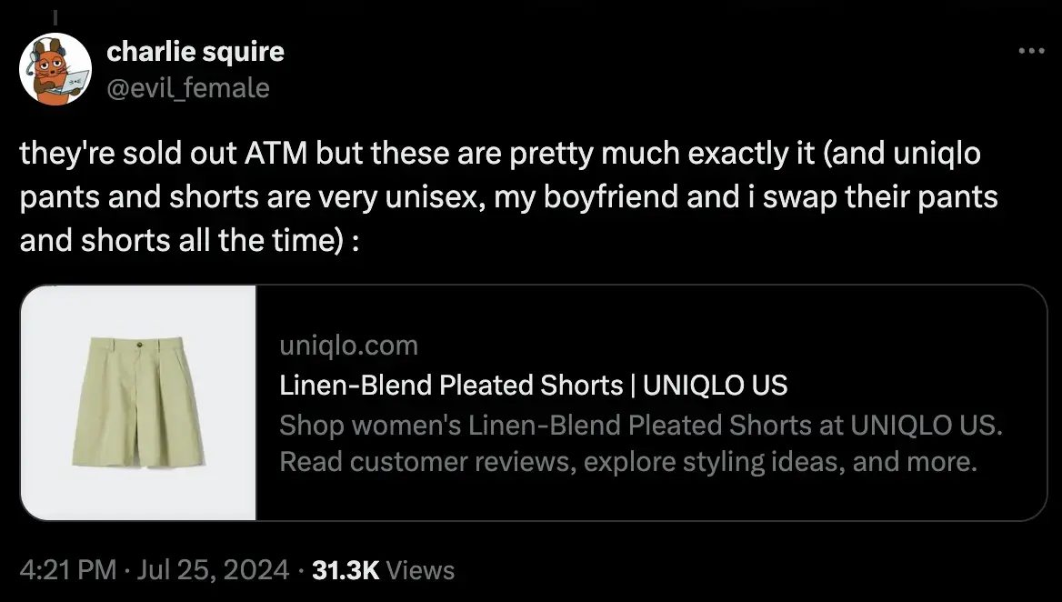 Tweet from user "charlie squire". Text: "they