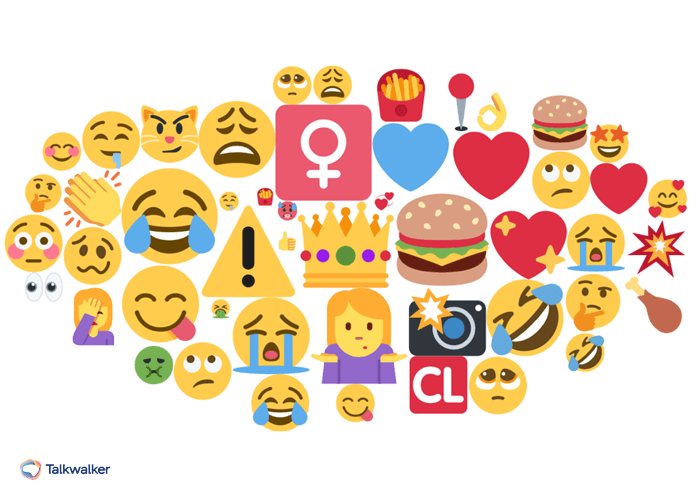 Talkwalker quick search emoji cloud