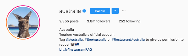 Tourism Australia IG