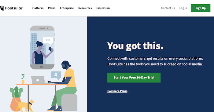 Hootsuiteはこちらから