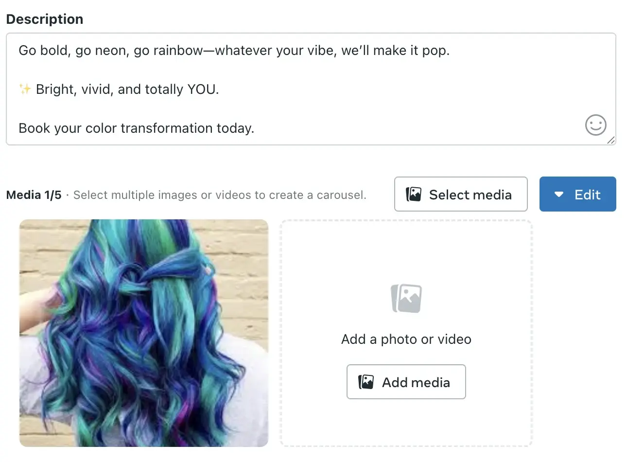 Image featuring a woman with vibrant, colorful hair.