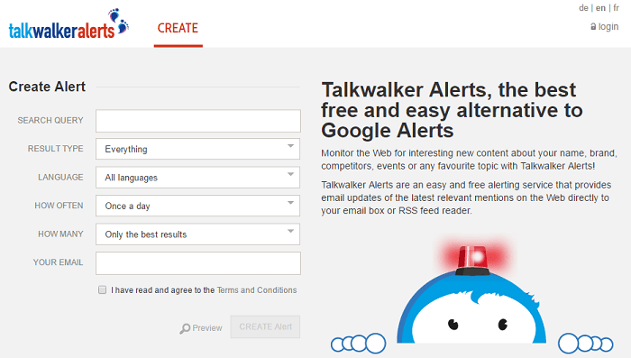 Talkwalker Alerts