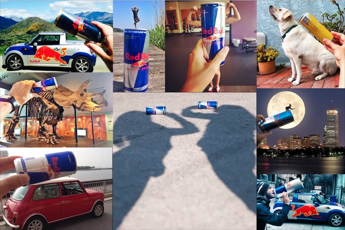 Product and promo shot of Red Bull