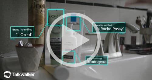 Example of visual analytics in social listening - logo detection