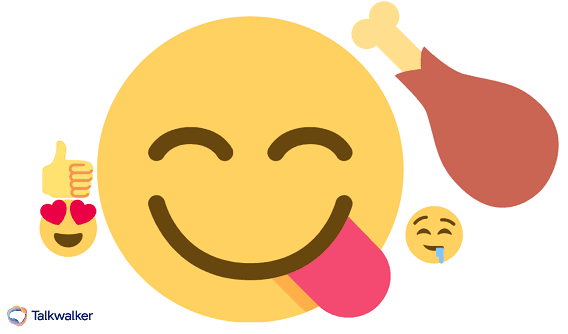 Emoji cloud generated from #KepciKitchen query on Quick Search