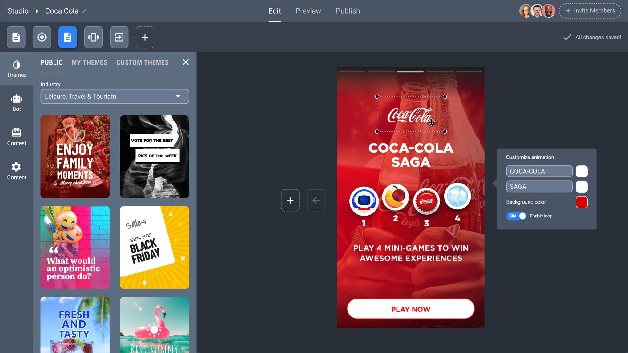 fastory app - Herramientas de gestión de redes sociales