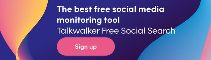 Create Talkwalker Free Social Search account