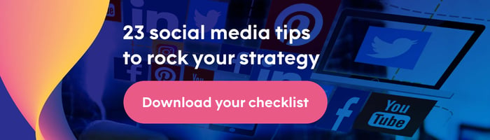 Social media tips checklist download
