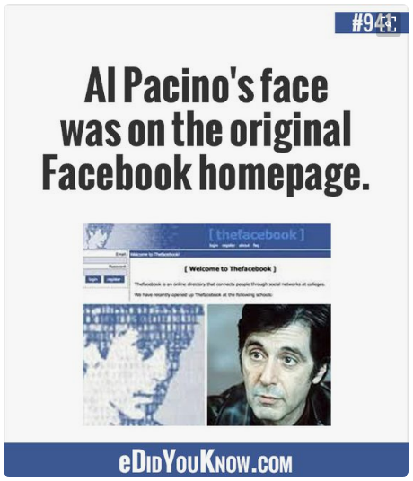 premier visage Facebook