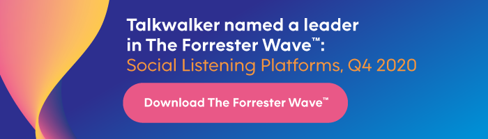 Talkwalker recognized as a Leader in Forrester Wave Social Listening Platforms 2020 report.
