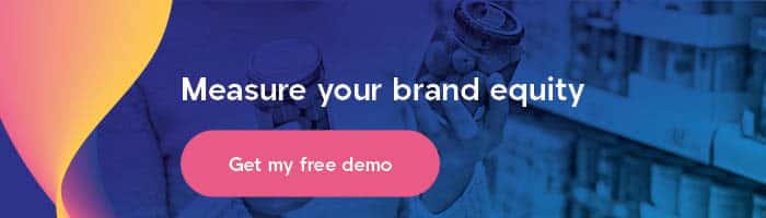 CTA button - measure your brand equity - free demo