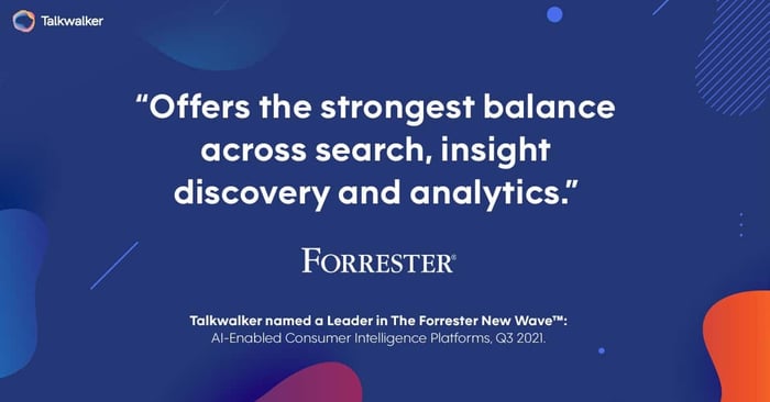 Forrester Wave - consumer intelligence - Talkwalker 