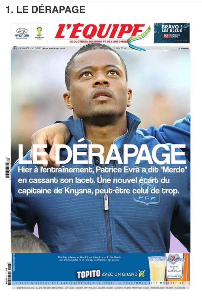 L'Equipe first page