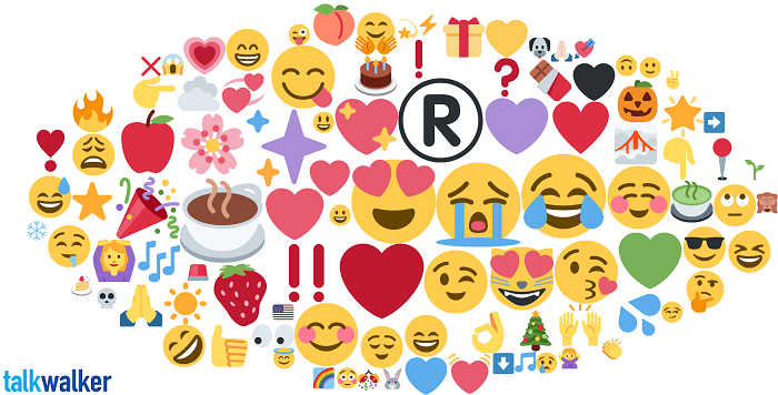 Emoji meanings Starbucks emoji cloud