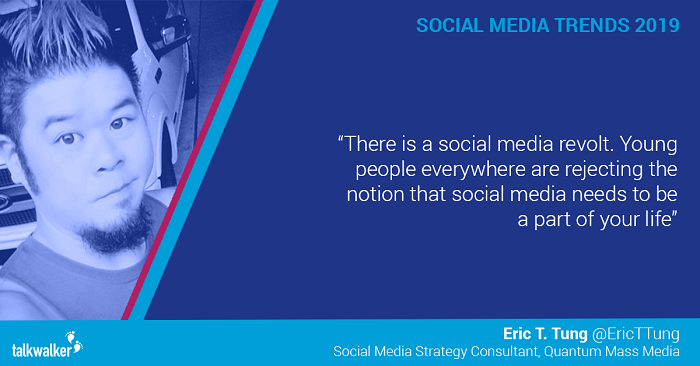 Social media trends 2019 Eric T Tung