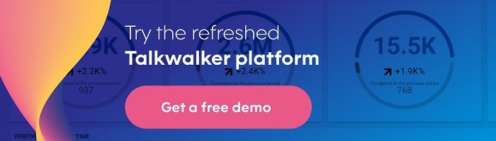 Talkwalker refresh - Free demo CTA