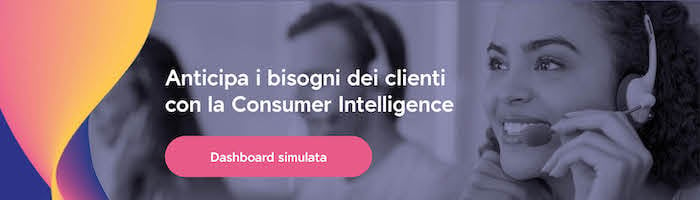 Scarica gratuitamente la nostra dashboard simulata relativa alla consumer intelligence