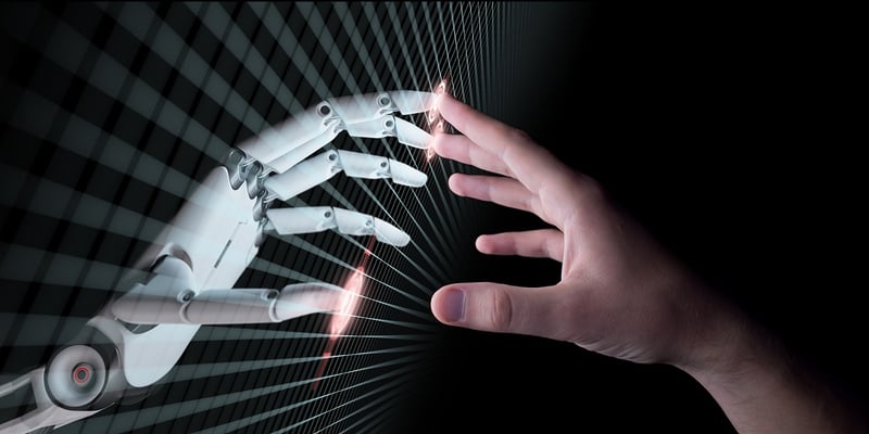 connection humain et robot