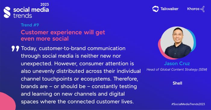 Social media trends - CX will get even more social