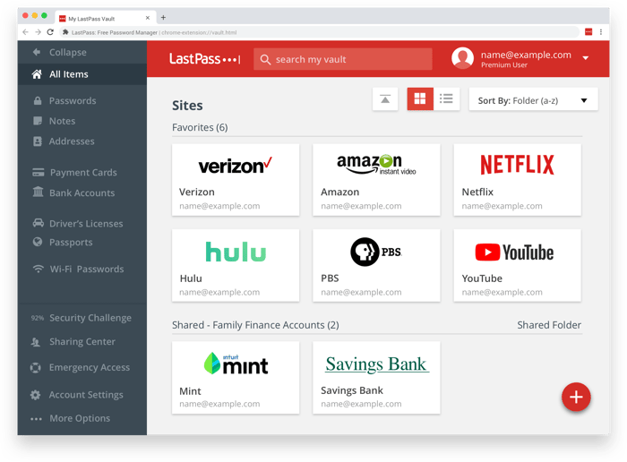LastPass - The secure password manager