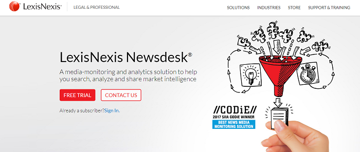 LexisNexis Newsdesk | Media Monitoring - PR Tools guide