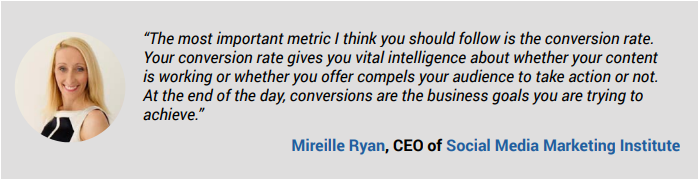 social media marketing strategy Mireille Ryan quote