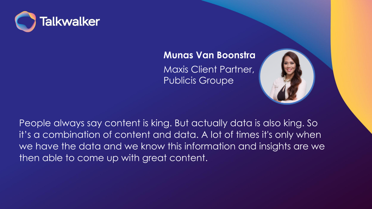 Munas Van Boonstra Publicis Groupe content marketing and data