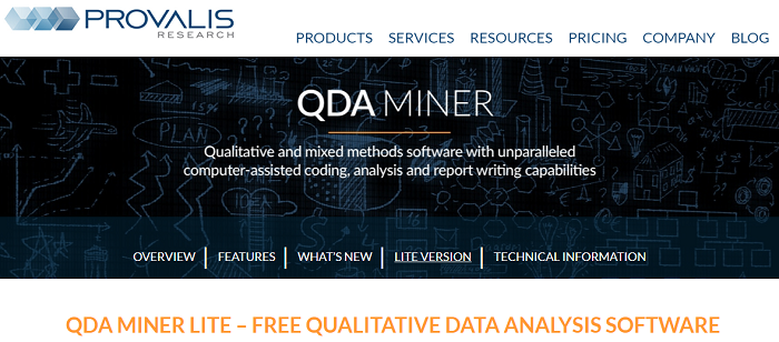 QDA Miner Lite qualitative analysis software