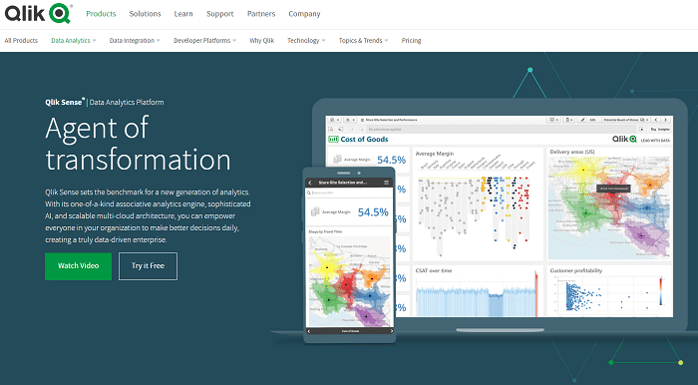 Qlick Sense - analytics platform for enterprise