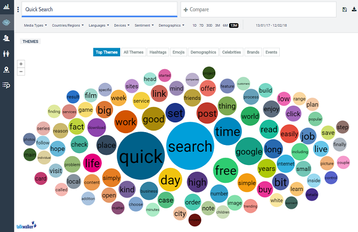 Quick Search - motor de búsqueda en redes sociales