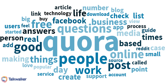 Quora analytics social media