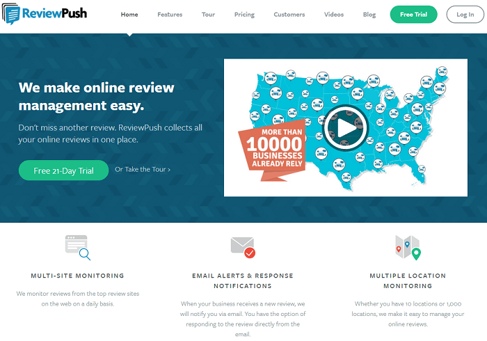 Review Push - ORM tool