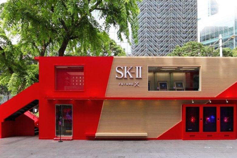 The SK-II Future X Smart Store is located in Orchard, Singapore