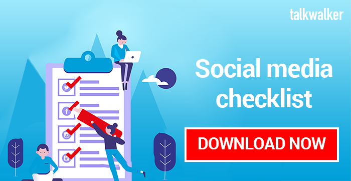 Free social media checklist