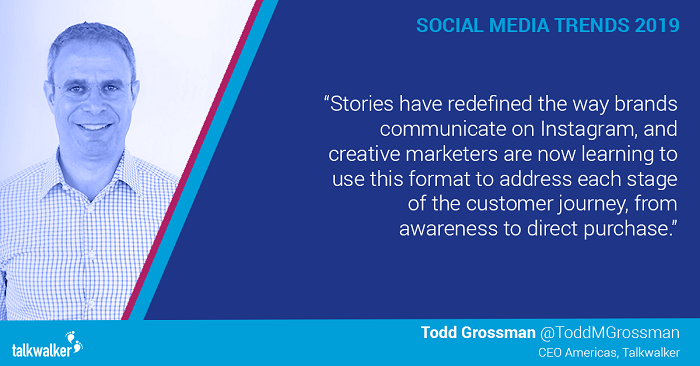 Social media trends 2019 Todd Grossman