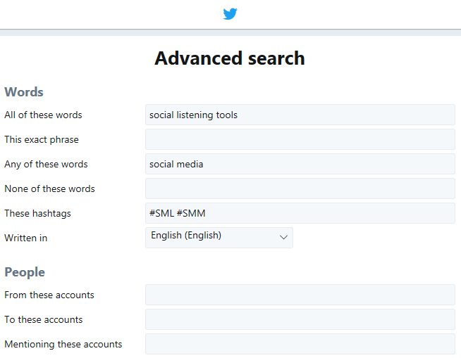 Twitter Advanced Search - fine-tune your queries