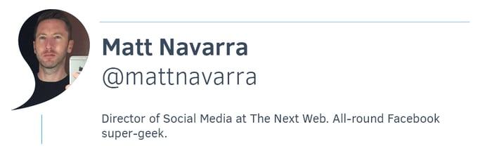 Matt Navarra, The Next Web