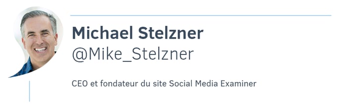 Michael Stelzner video tendance réseaux sociaux