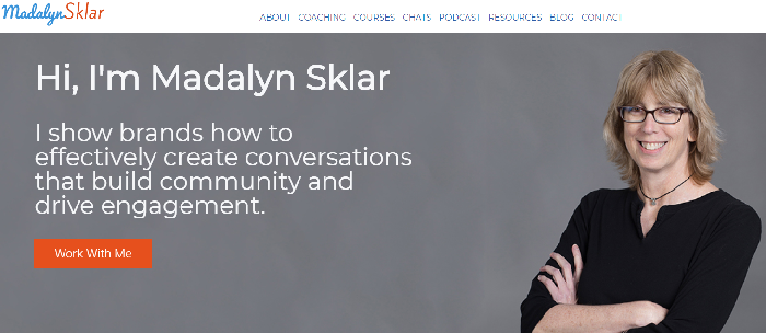 Best digital marketing blog: Madalyn Sklar