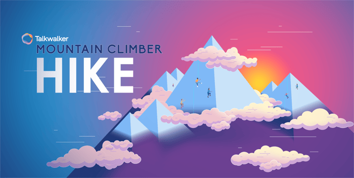Talkwalker's customer training program - The Mountain Climber Hike - image of video