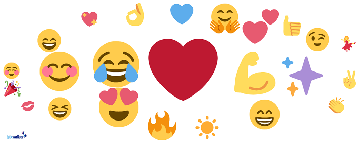 talkwalker statistics top emojis