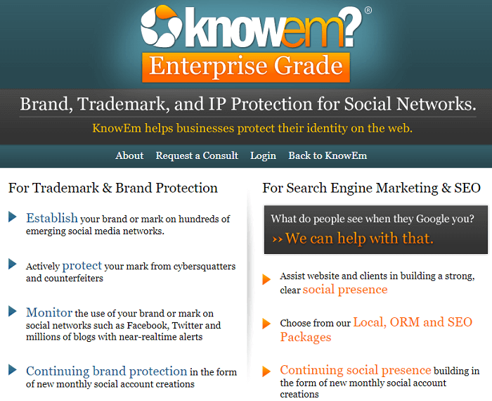 KnowEm - ORM tools