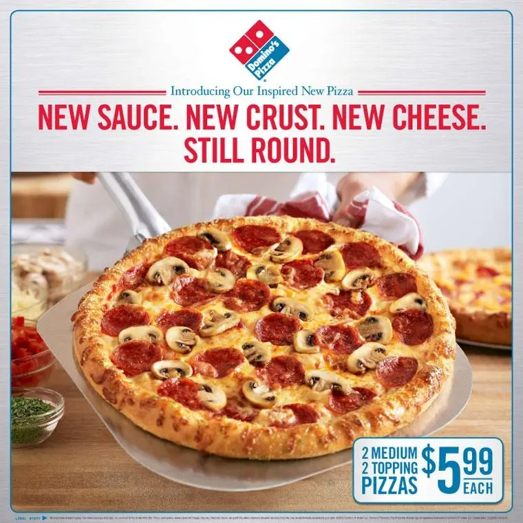 An ad for Domino